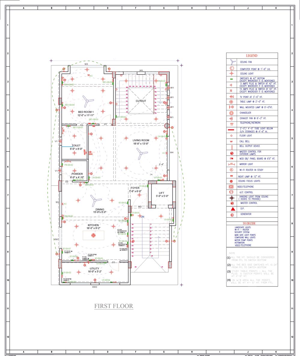 FF Electrical Layout